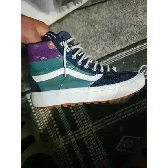 VANS Sk8 Hi MTE 2.0 DX Dress Blues Jasper Green Men’s US Size Men-7.5 Women- 6.0 - Picture 3 of 9